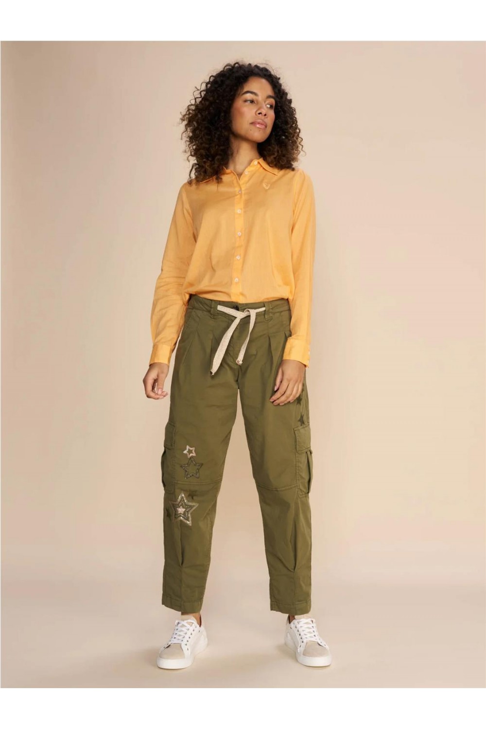 Pantalon de loneta de mujer...