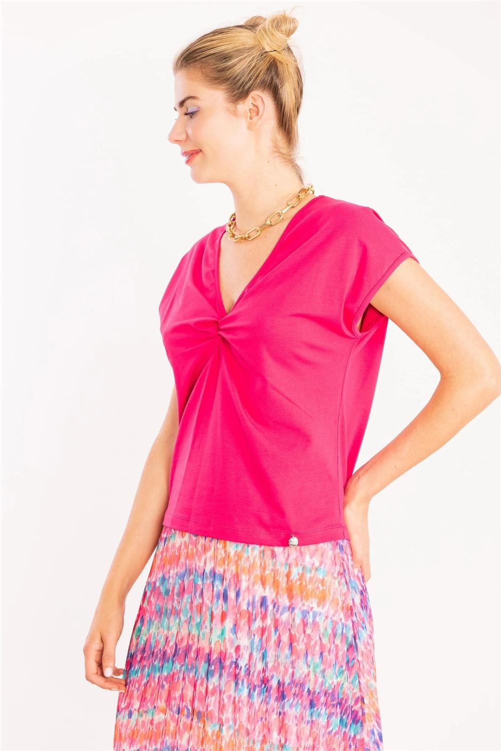 Camiseta de mujer anudada... 2