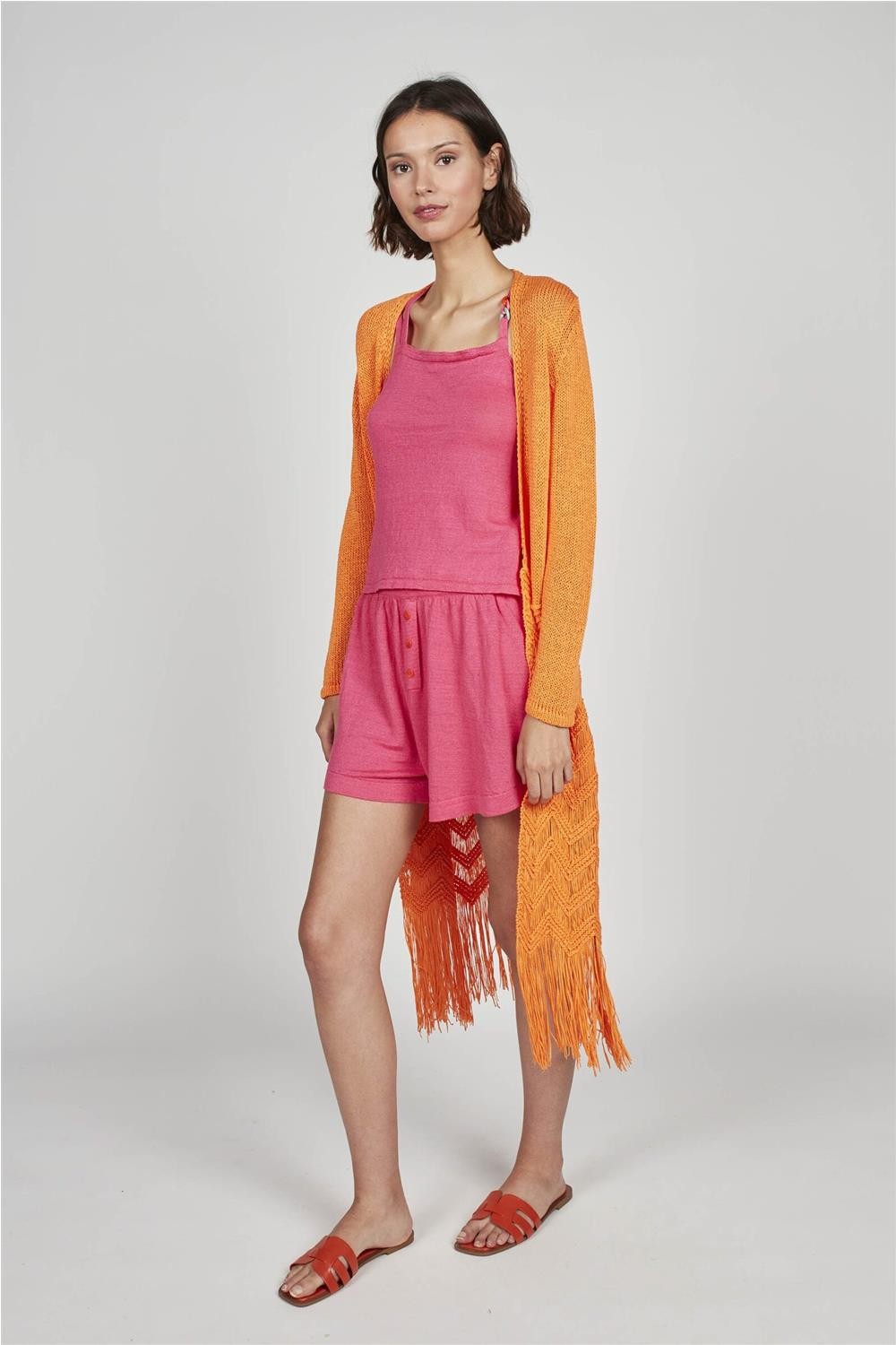 Chaqueta larga de mujer...