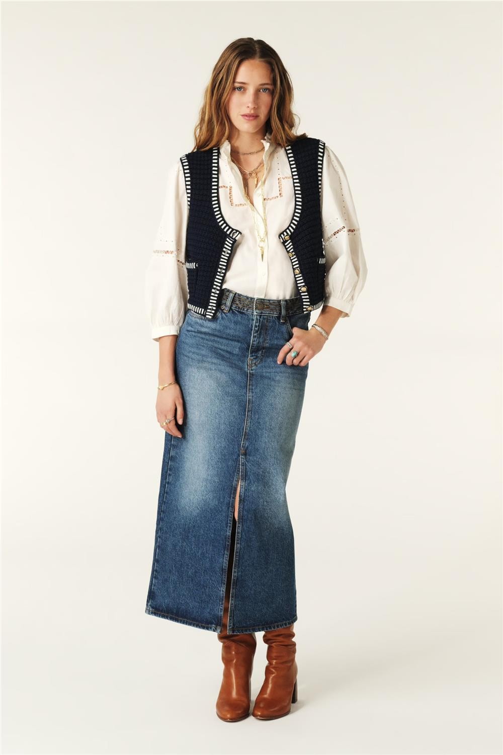 Falda larga de mujer...