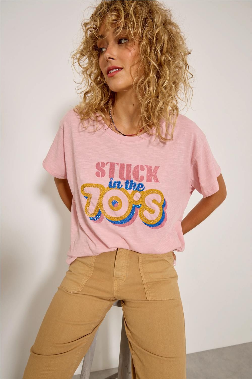 Camiseta de mujer STUCK 70s... 2