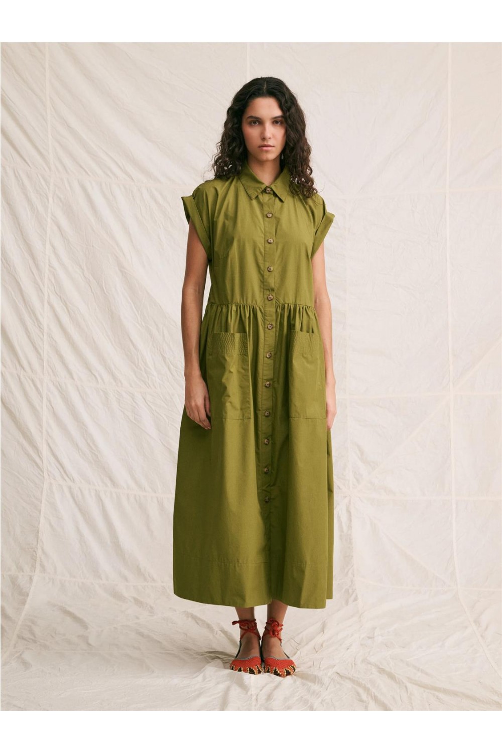 Vestido largo de mujer...