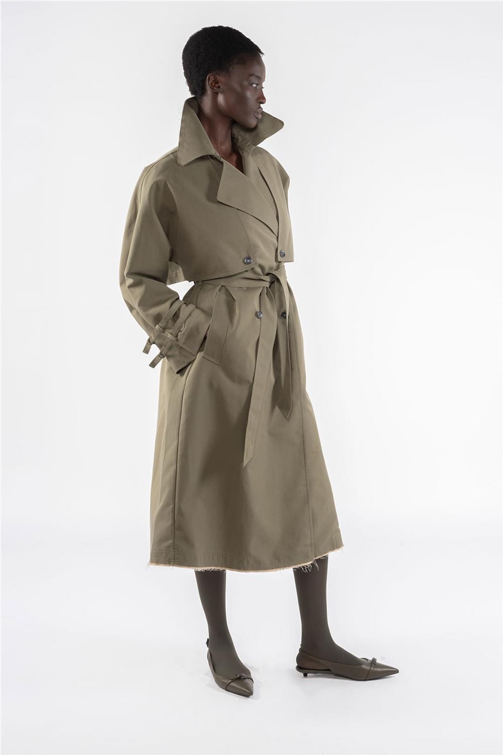 Gabardina larga de mujer... 2