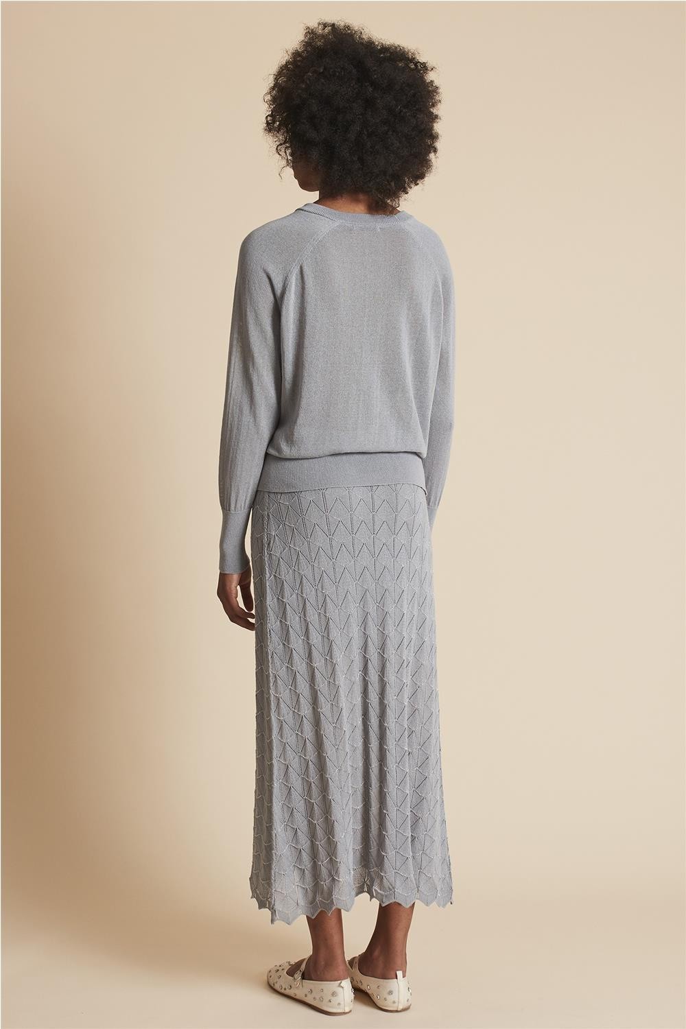 Falda larga de punto de... 2