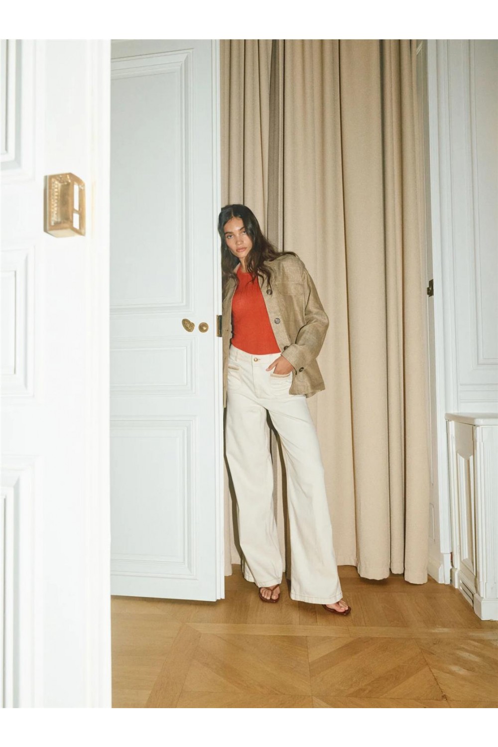 Pantalon loneta de mujer...