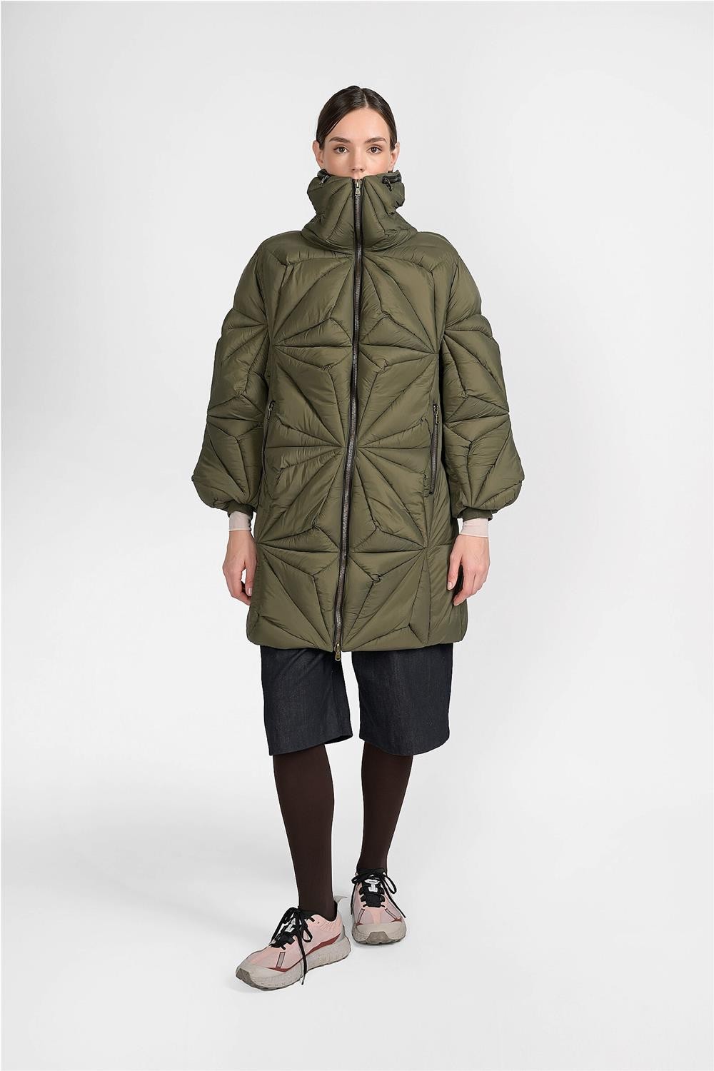 Parka largo medio de mujer...