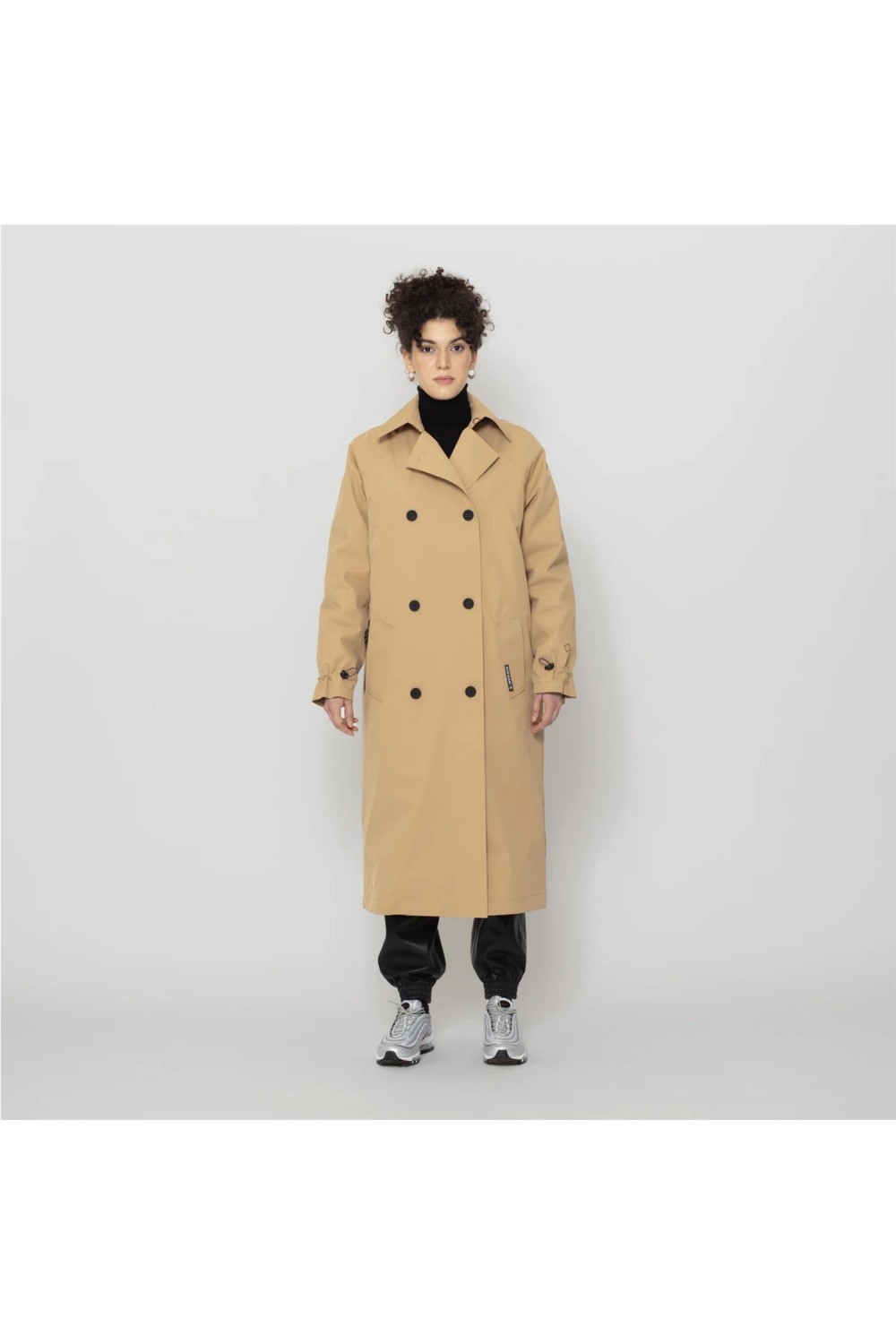 Gabardina larga de mujer...