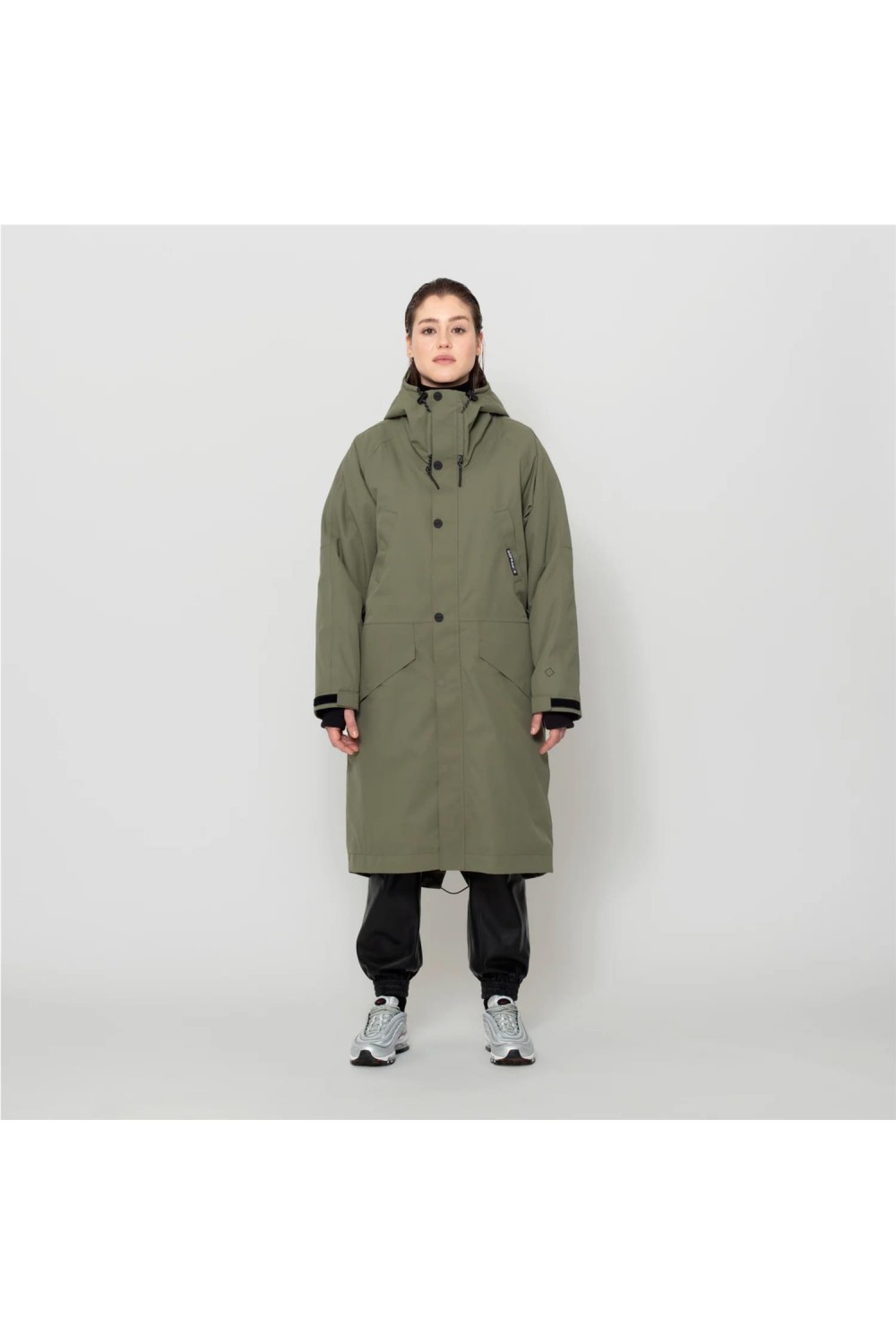 Gabardina larga de mujer...