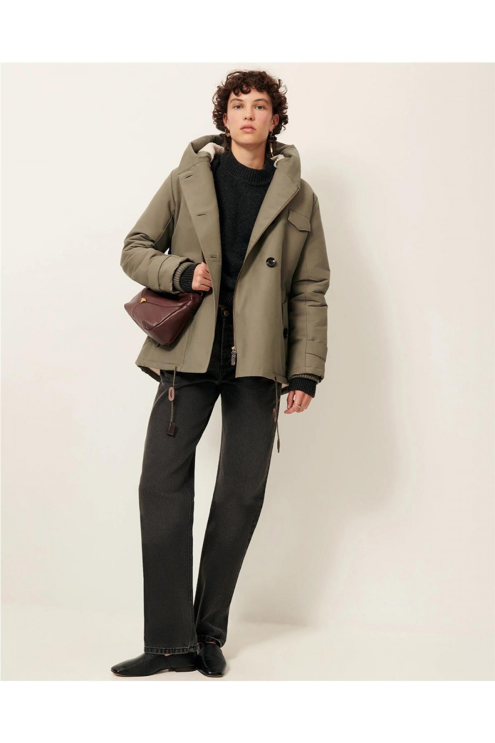 Cazadora trench de mujer Sandison... Cazadora trench de mujer Sandison...