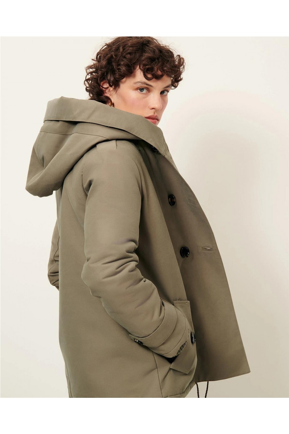 Cazadora trench de mujer Sandison... Cazadora trench de mujer Sandison...