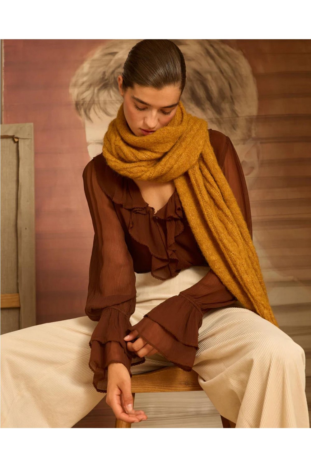 Bufanda de mujer de punto Is Coming... Bufanda de mujer de punto Is Coming...