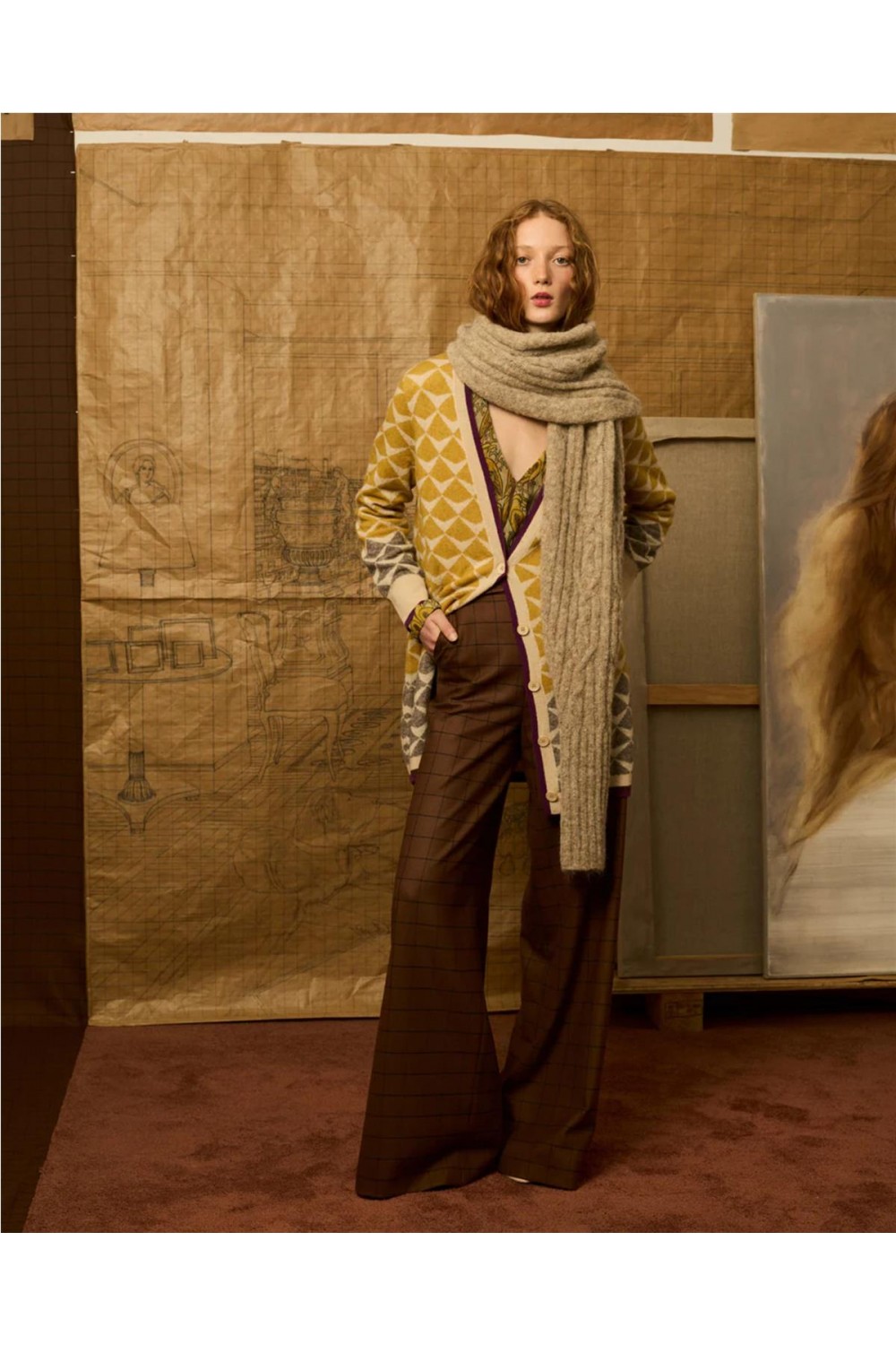 Bufanda de mujer de punto Is Coming... Bufanda de mujer de punto Is Coming...