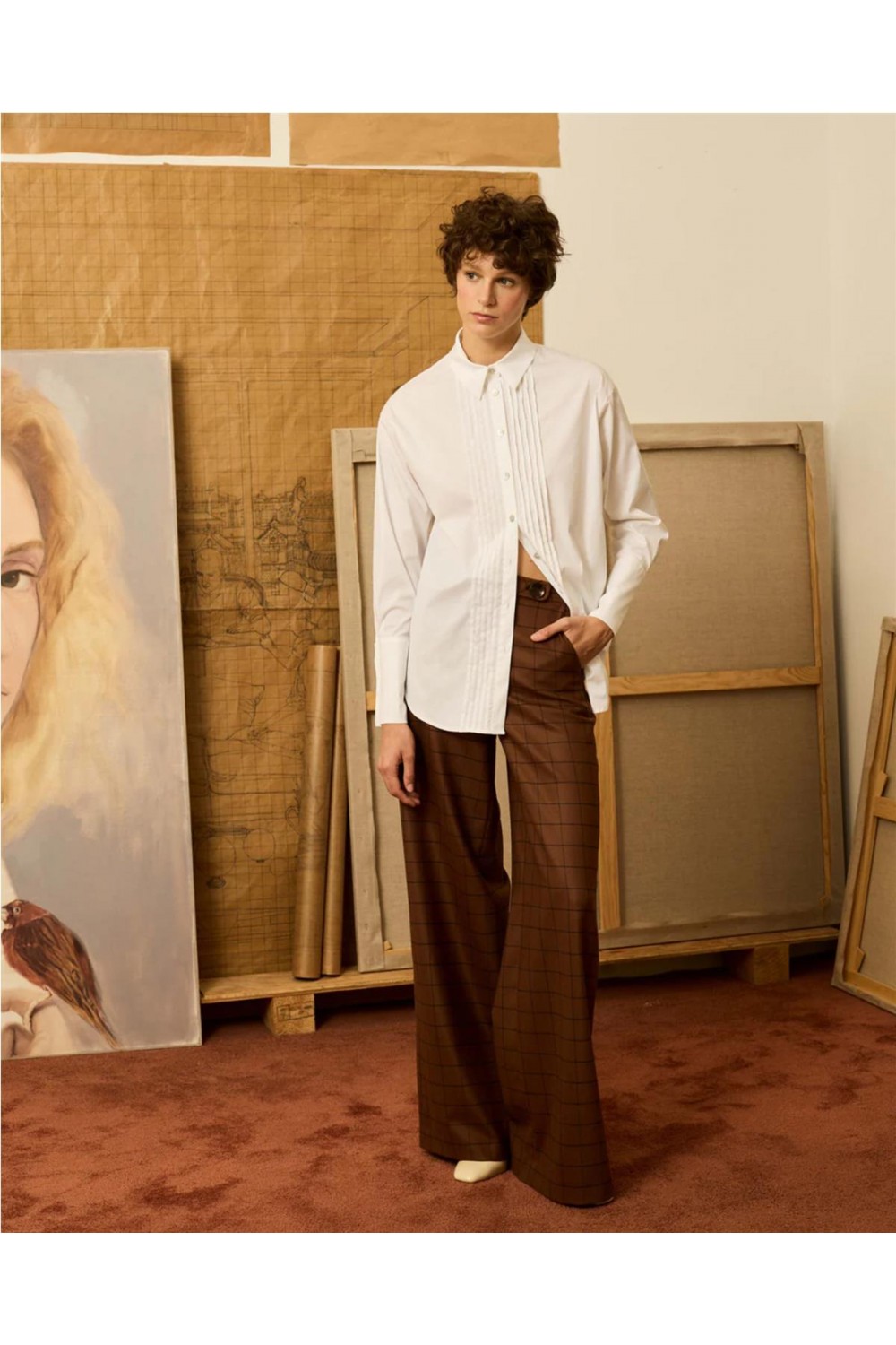 Camisa de mujer jaretas Is... 2