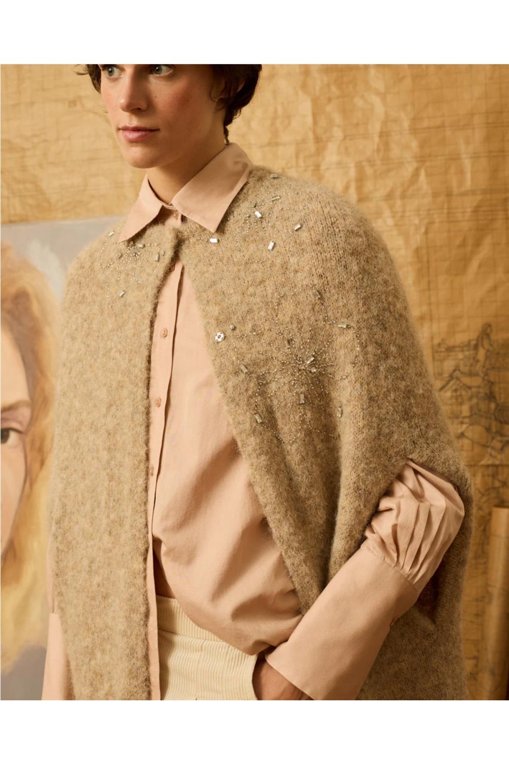 Capa de punto de mujer... 2