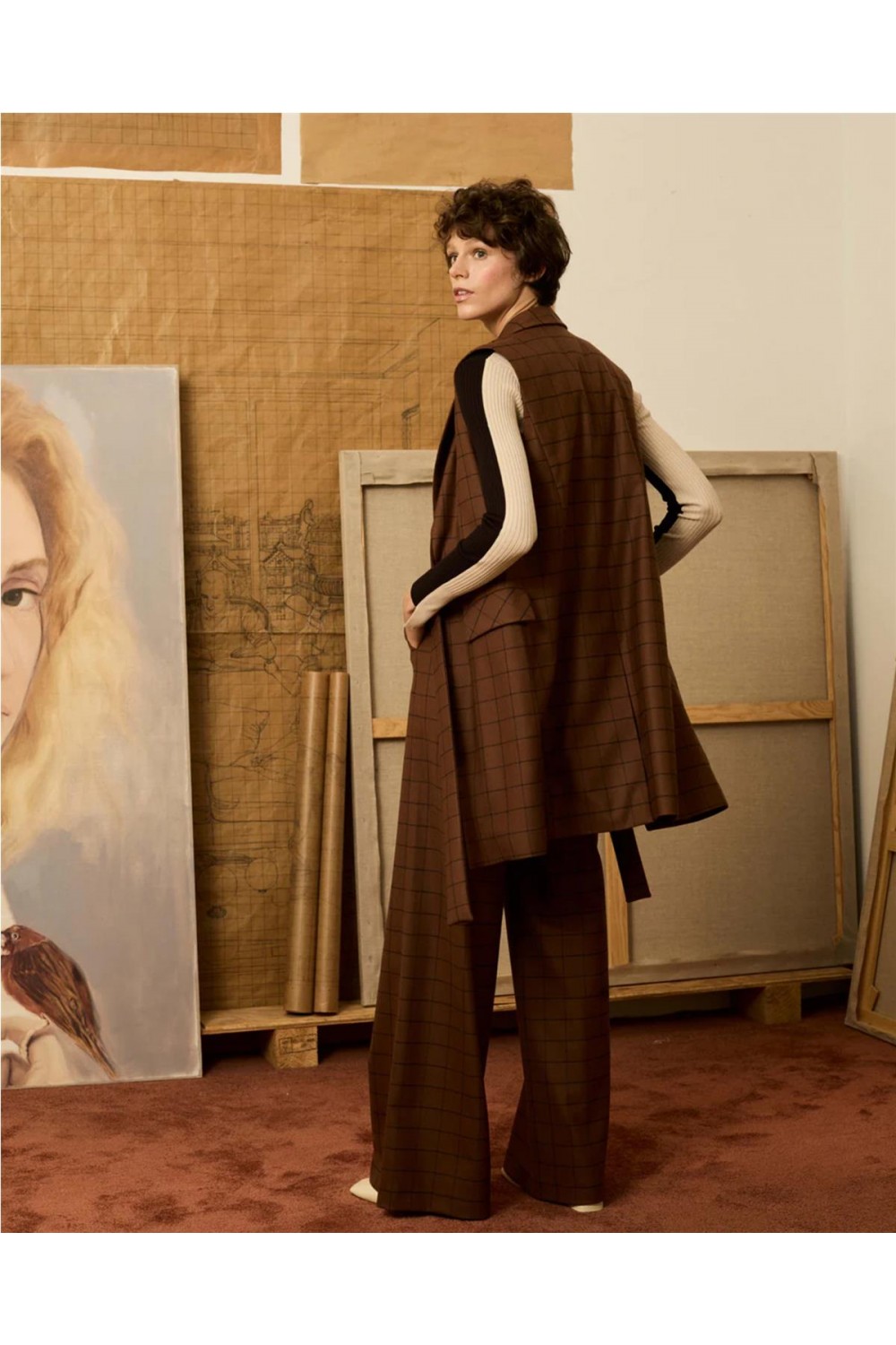 Chaleco largo de mujer... 2