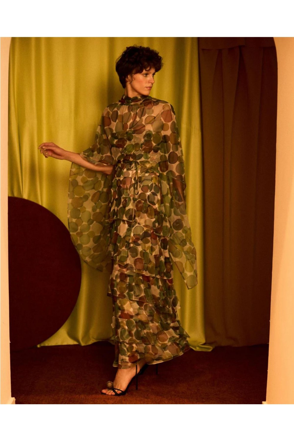 Falda larga de mujer círculos Is... Falda larga de mujer círculos Is...