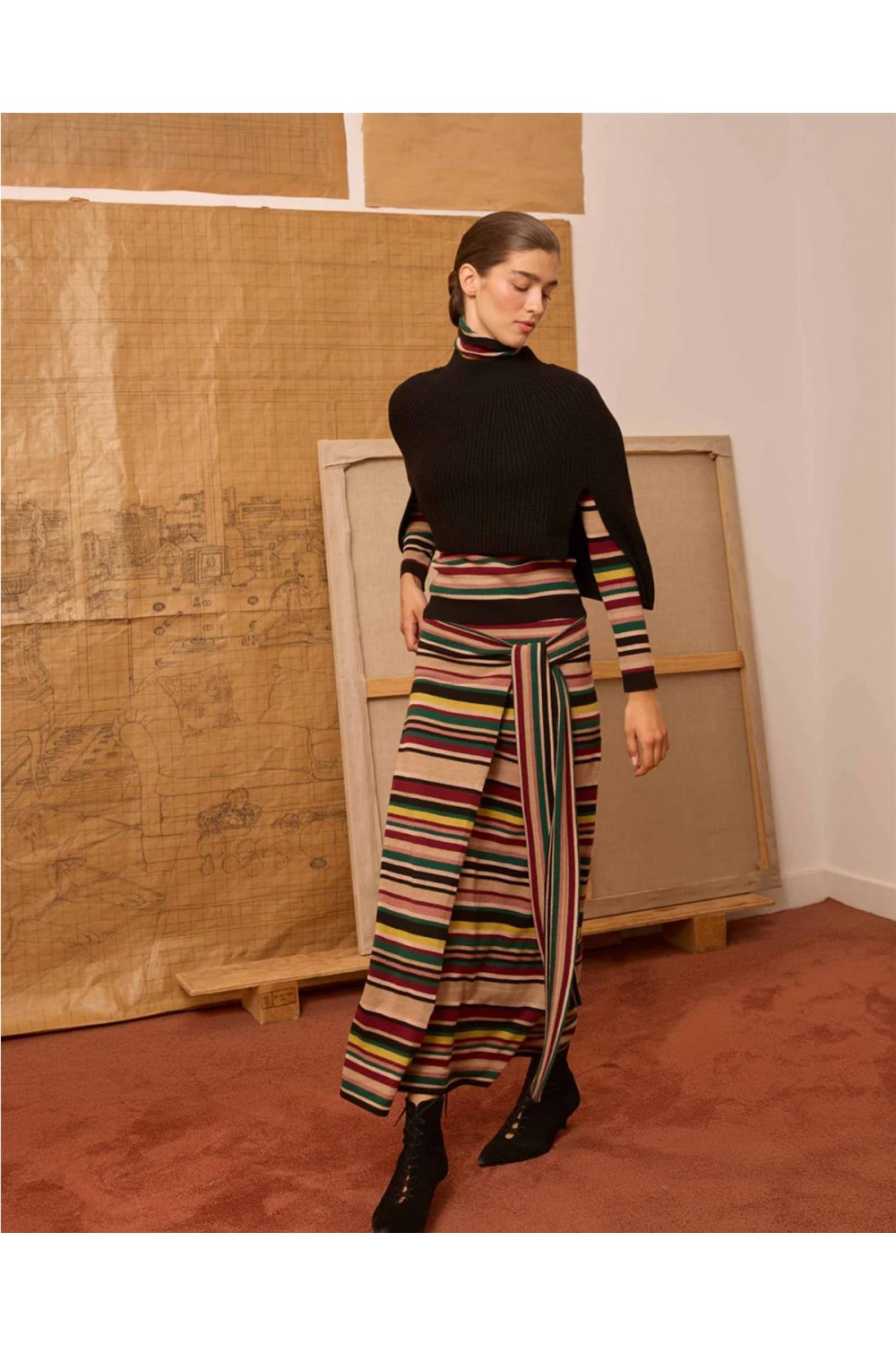 Falda larga de mujer...