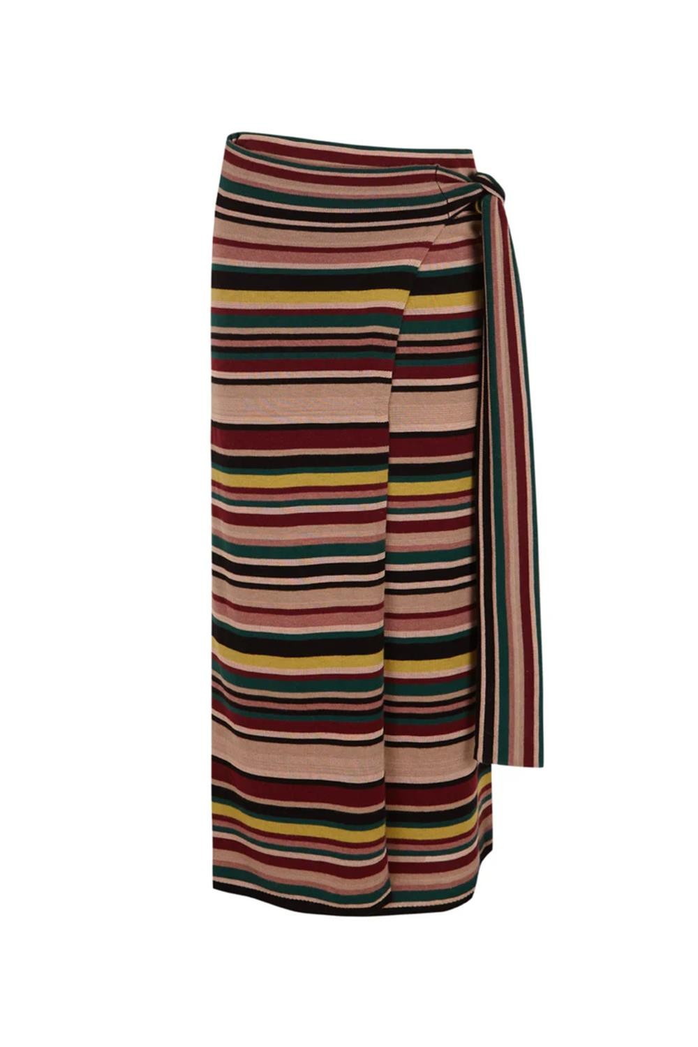 Falda larga de mujer multirayas Is... Falda larga de mujer multirayas Is...
