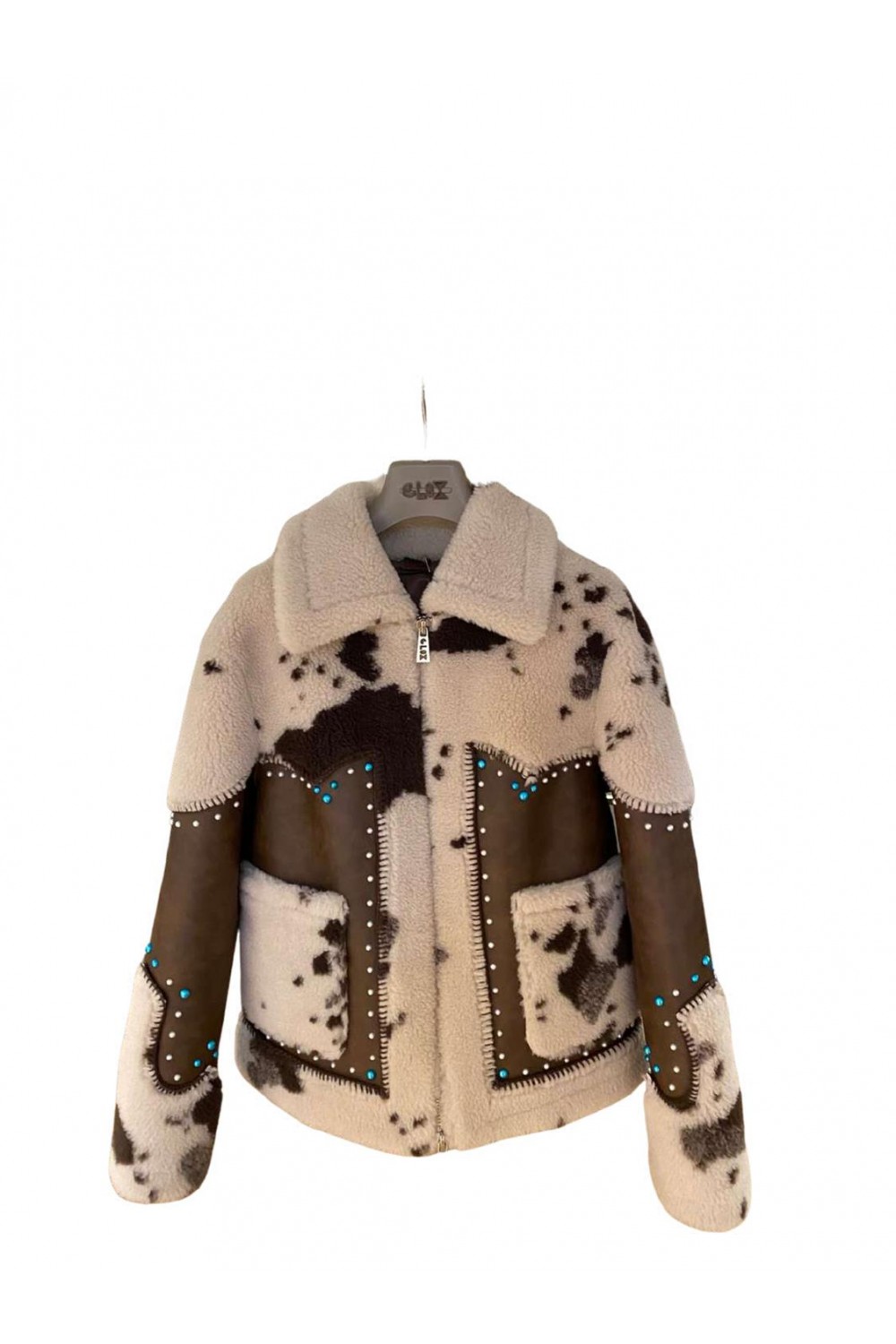 Cazadora sintética de mujer...