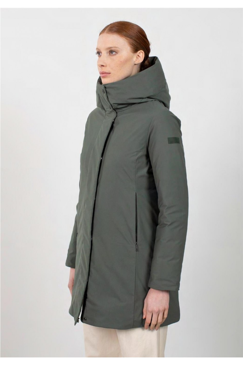 Plumas largo medio de mujer...