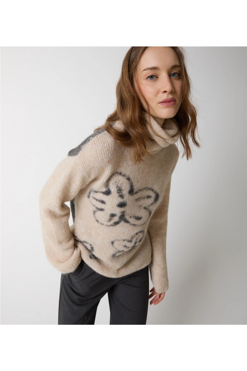 Jersey de punto de mujer...