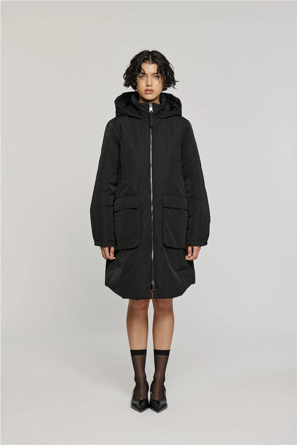 Plumas sintetico largo...