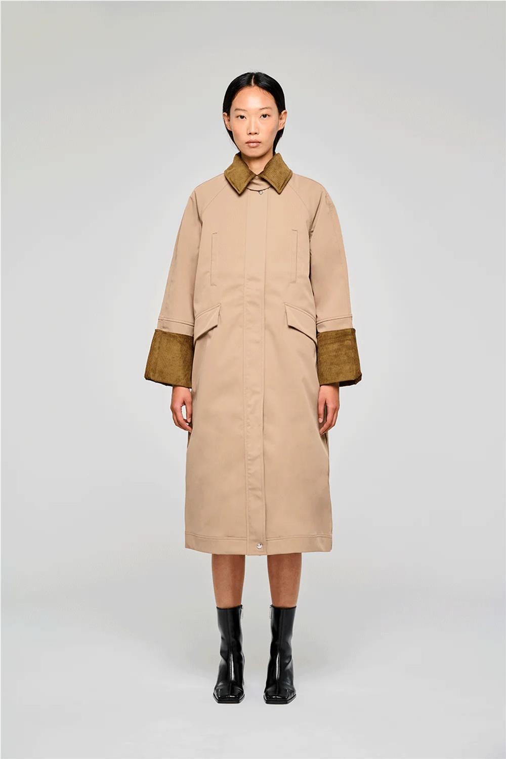 Plumas sintetico largo de...