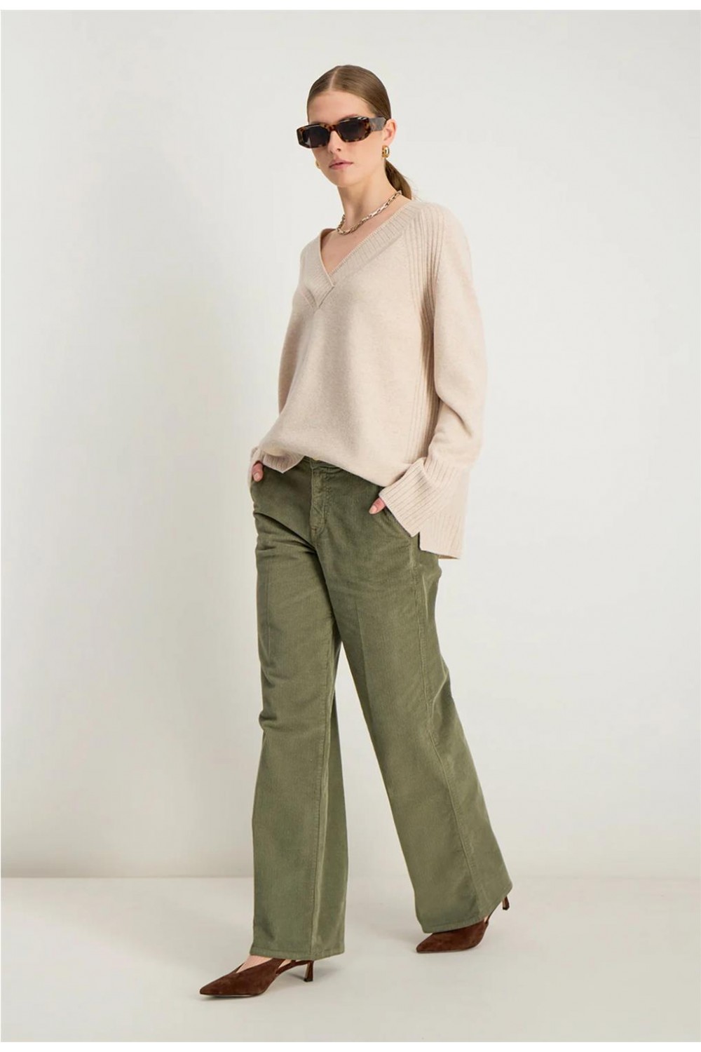 Jersey de punto de mujer...