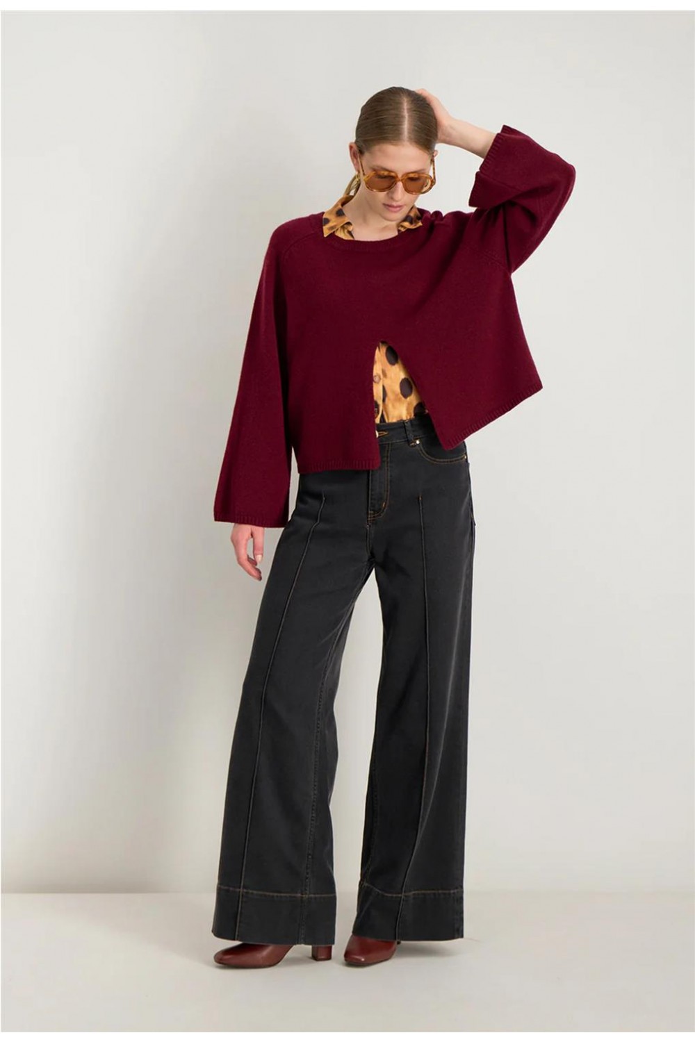 Jersey de punto de mujer...