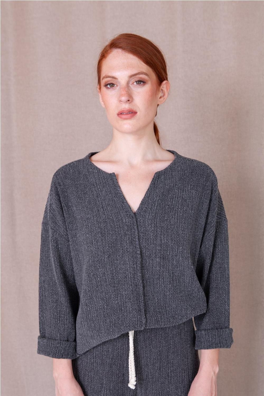 Jersey de punto de mujer...