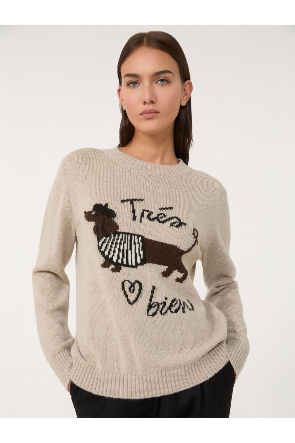 Jersey de punto de mujer...