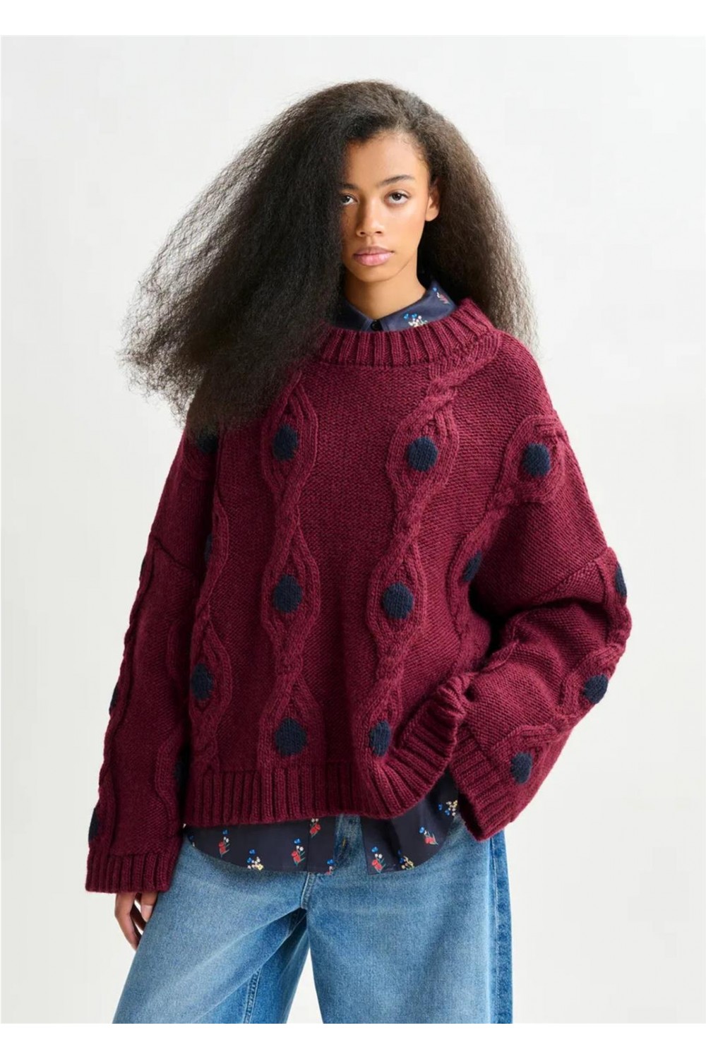 Jersey de punto de mujer...