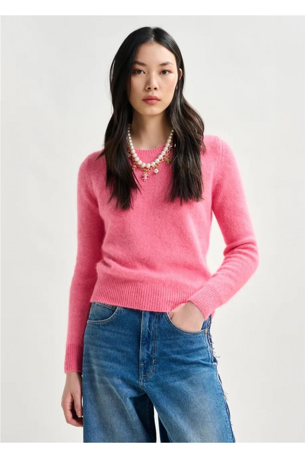 Jersey de punto de mujer...