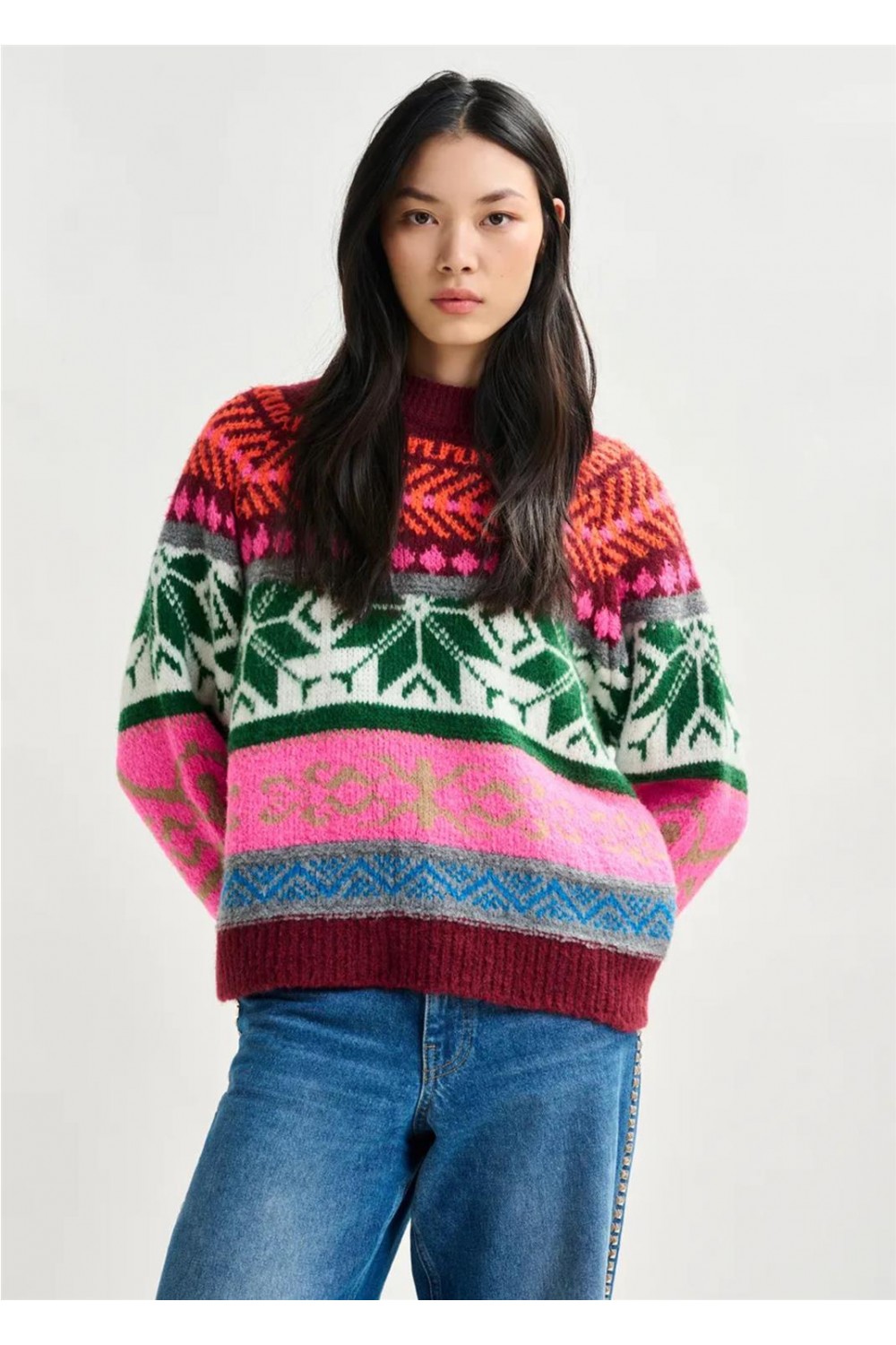 Jersey de punto de mujer...