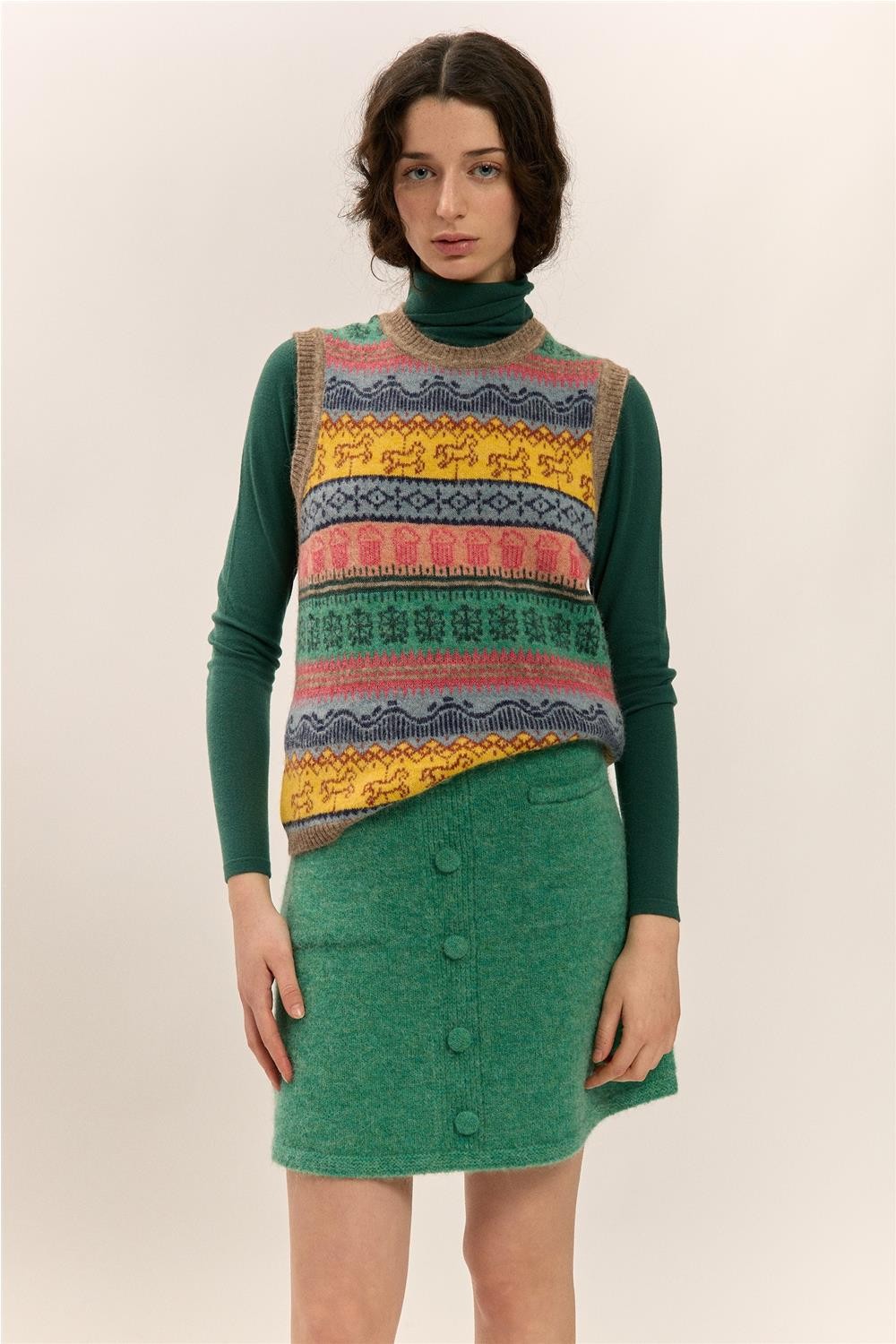 Chaleco de punto de mujer... 2