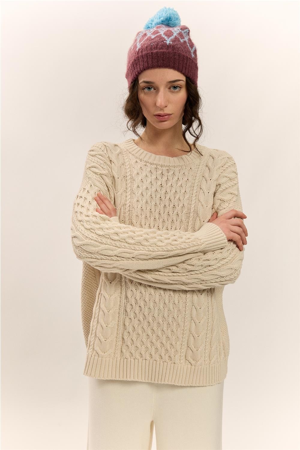 Gorro de punto de mujer... 2