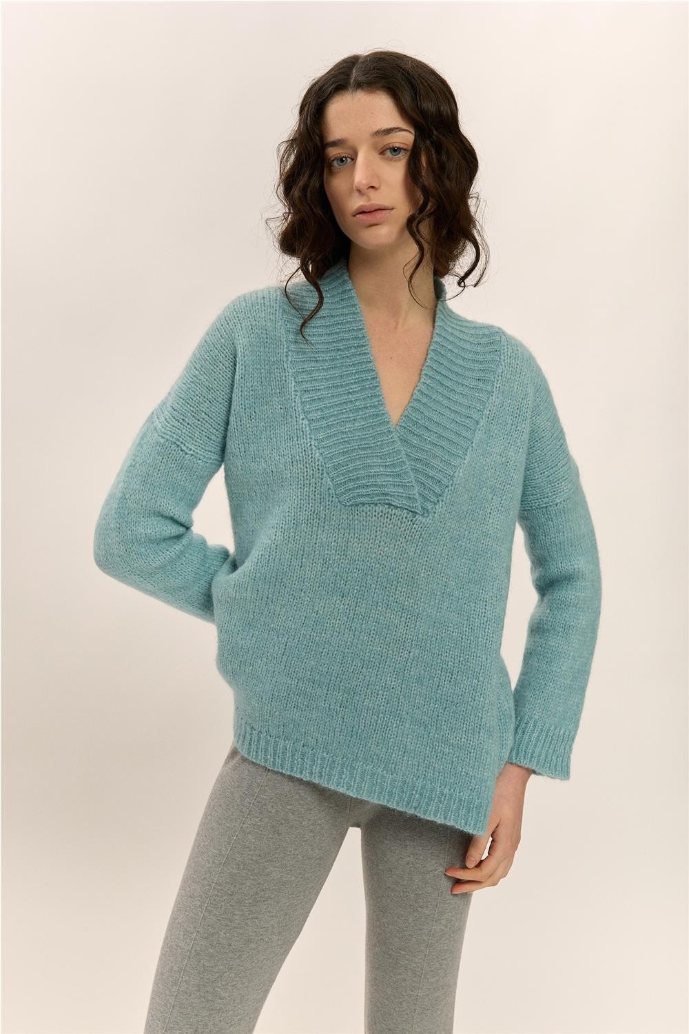 Jersey de punto de mujer...