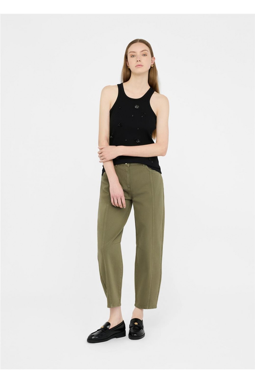 Pantalón de loneta de mujer...