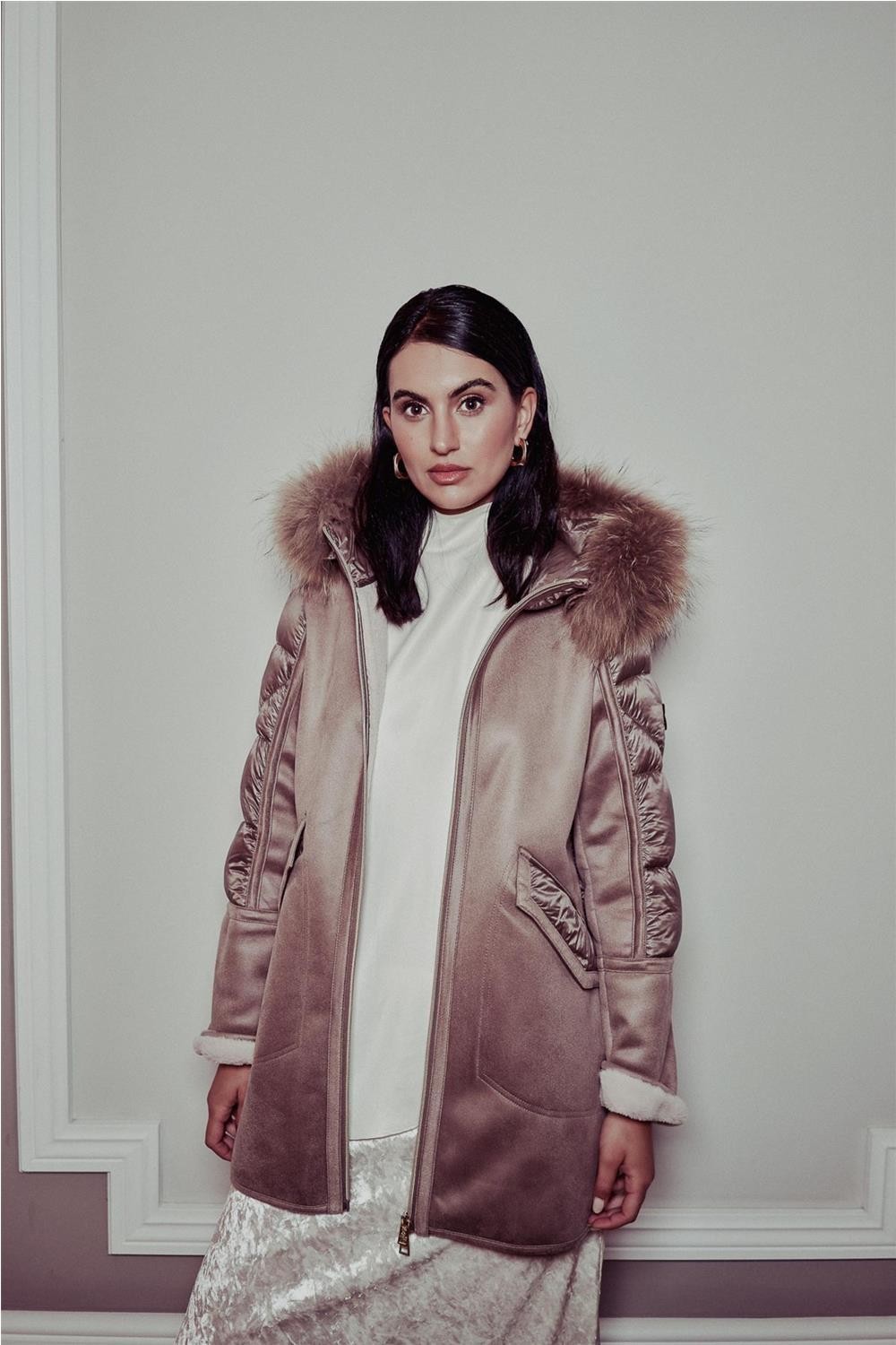 Abrigo largo medio de mujer... 2