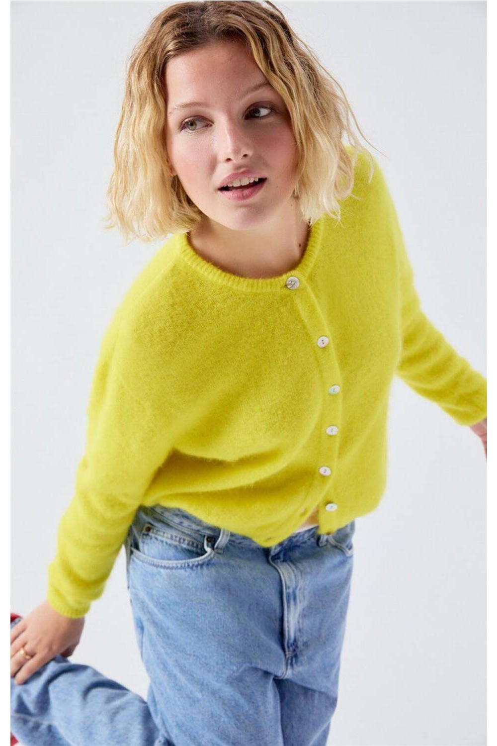 Chaqueta de punto de mujer...