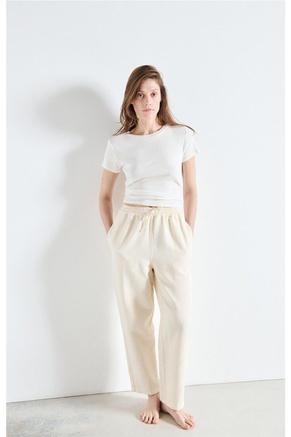 Pantalón de loneta de mujer...