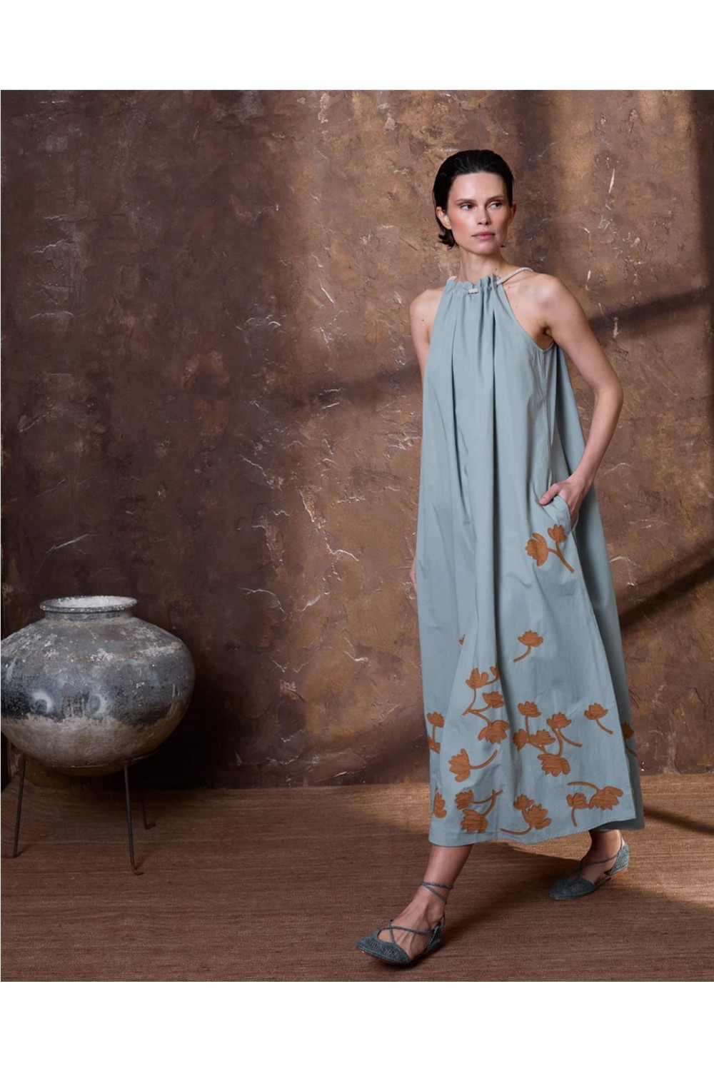 Vestido de mujer halter Is...