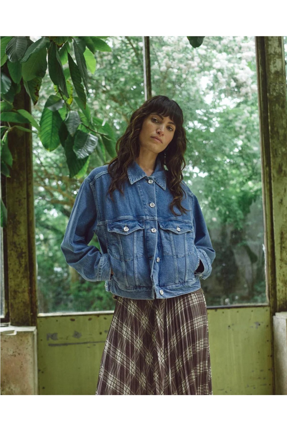 Cazadora vaquera de mujer...