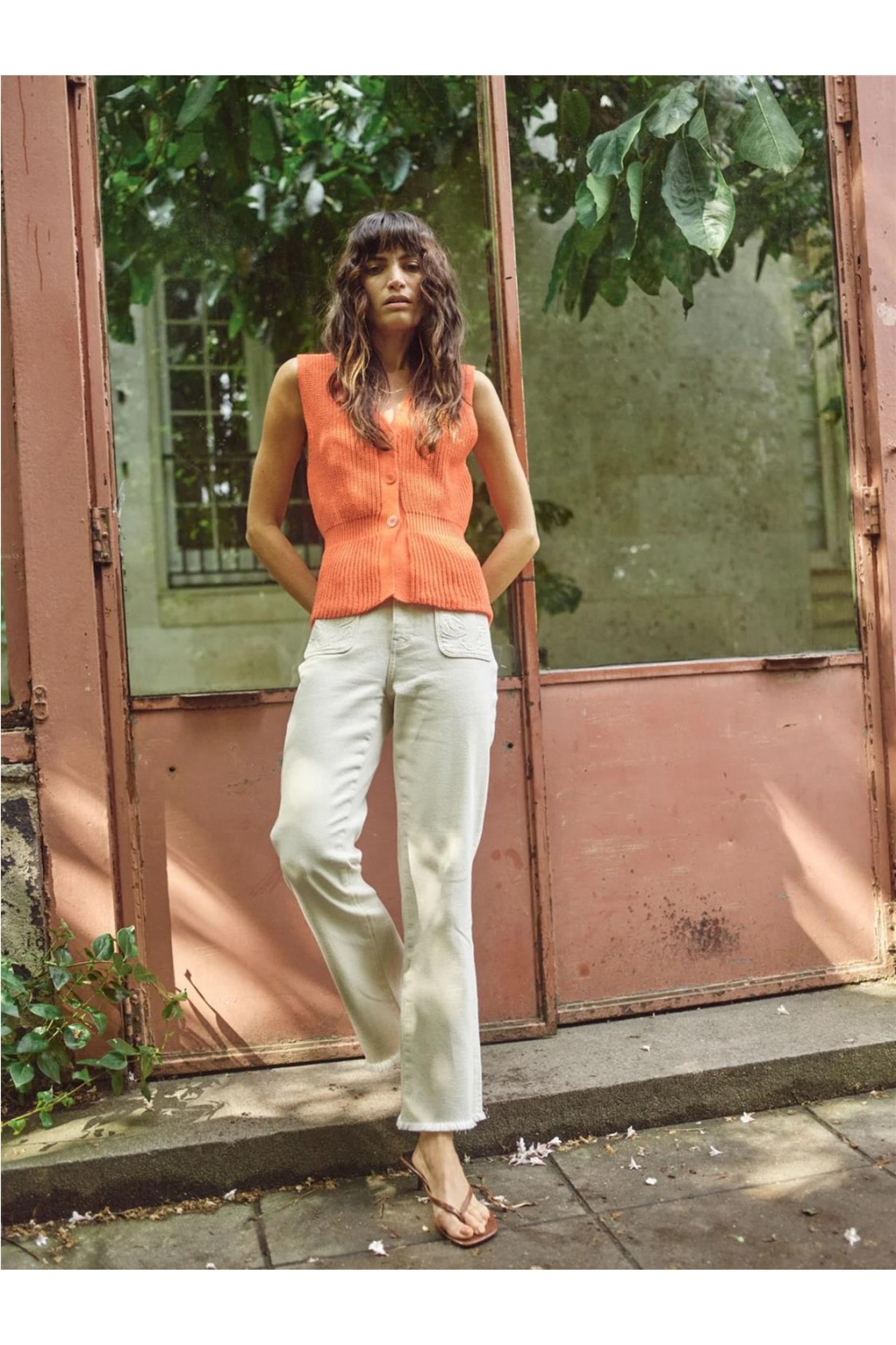 Pantalón de loneta de mujer...