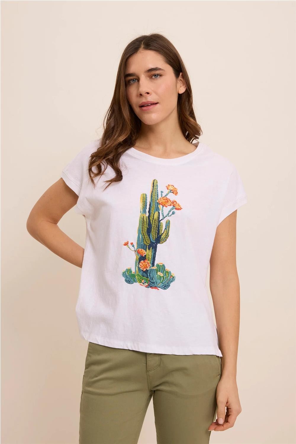Camiseta de mujer cactus... 2