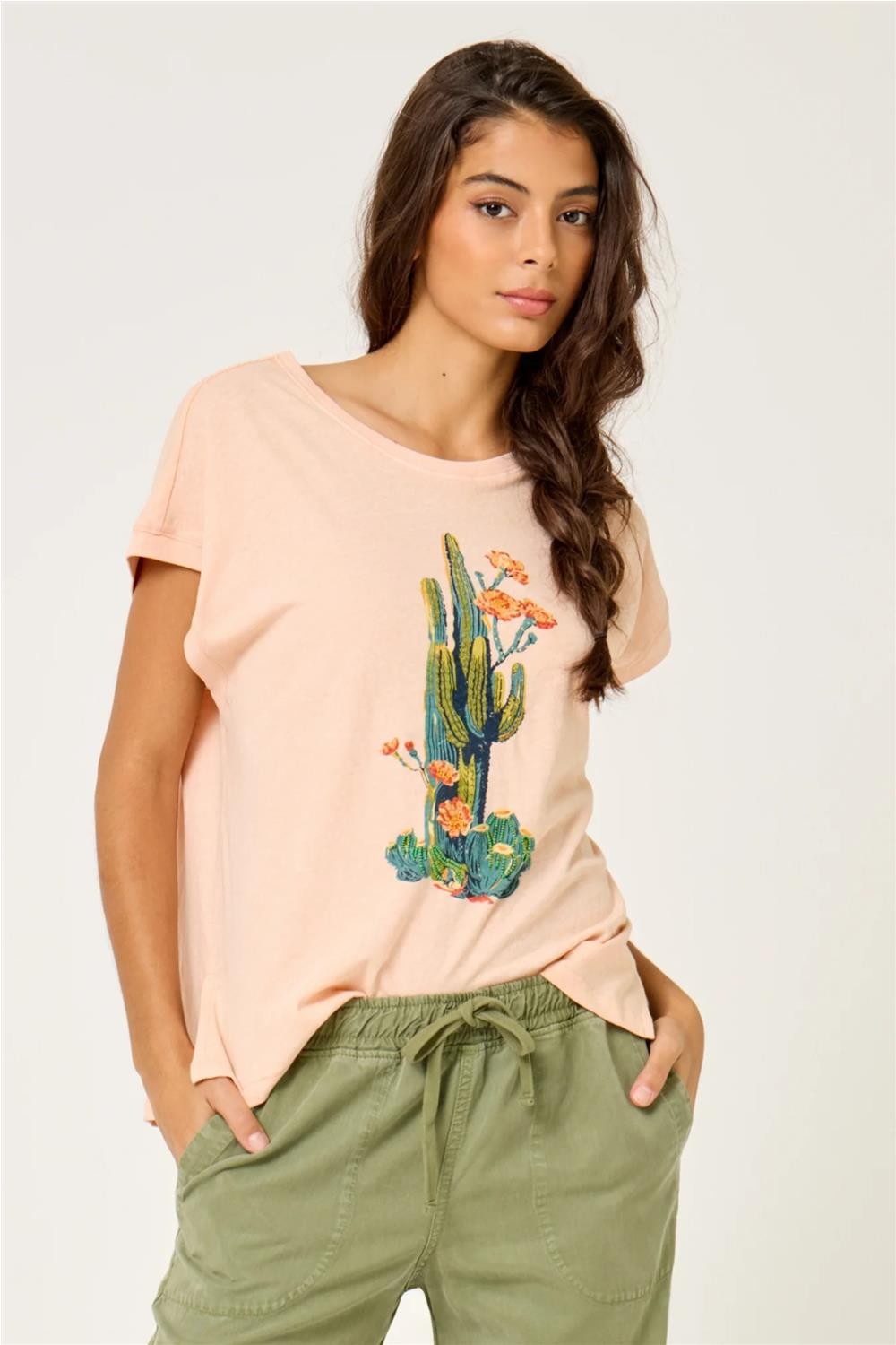 Camiseta de mujer cactus...