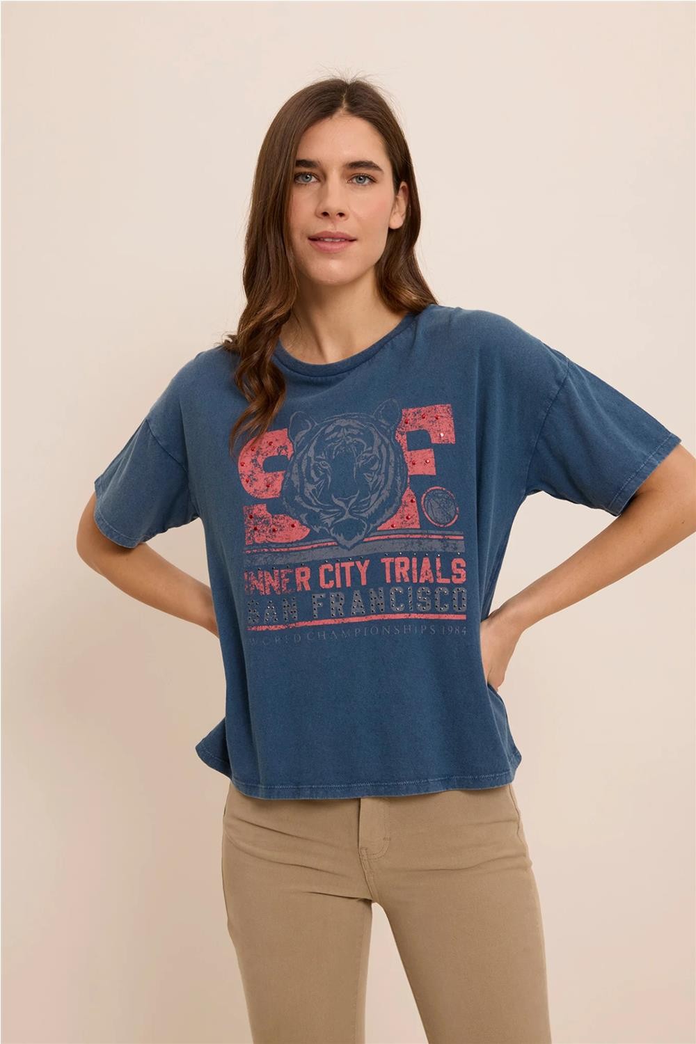 Camiseta de mujer tigre...