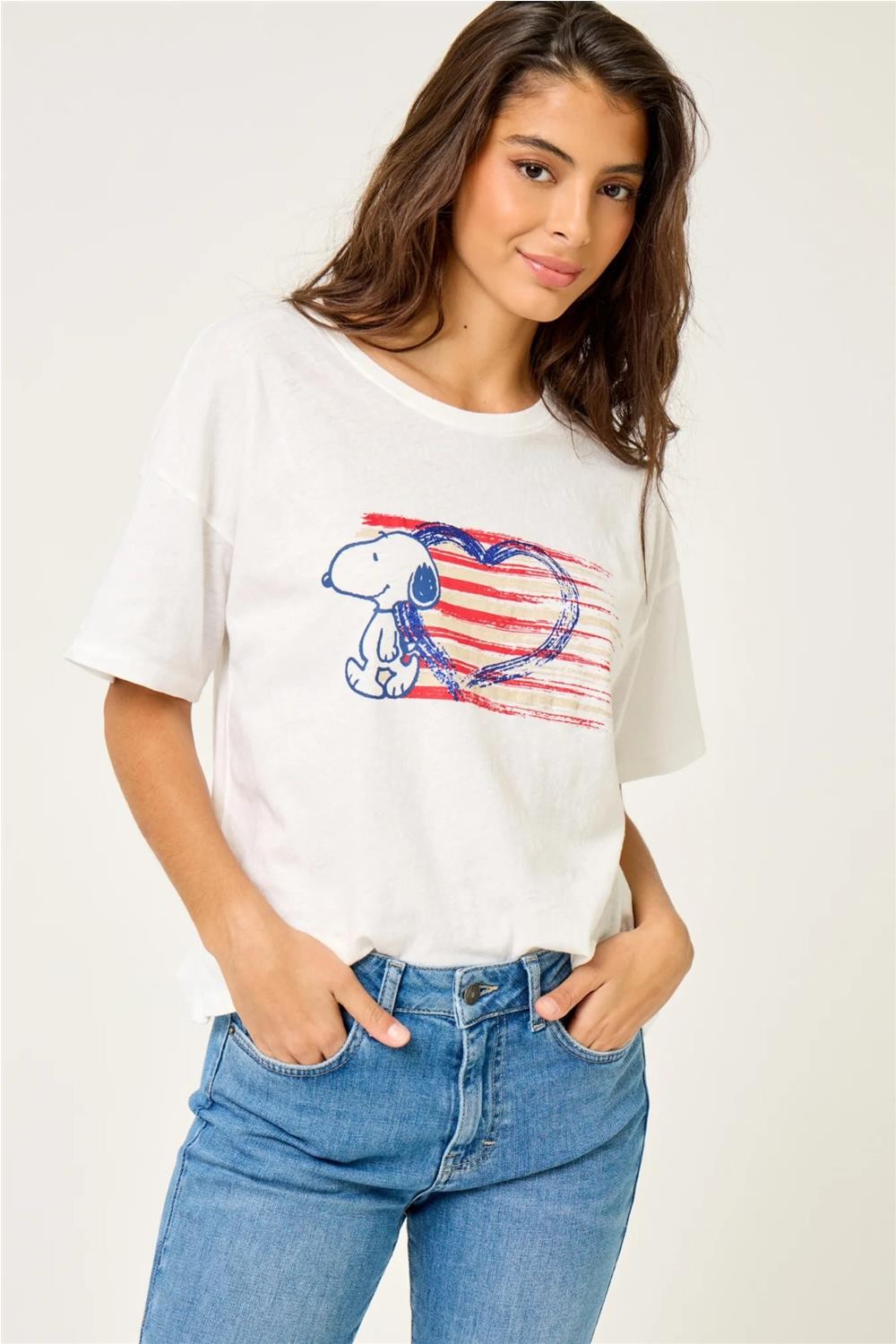 Camiseta de mujer corazón...