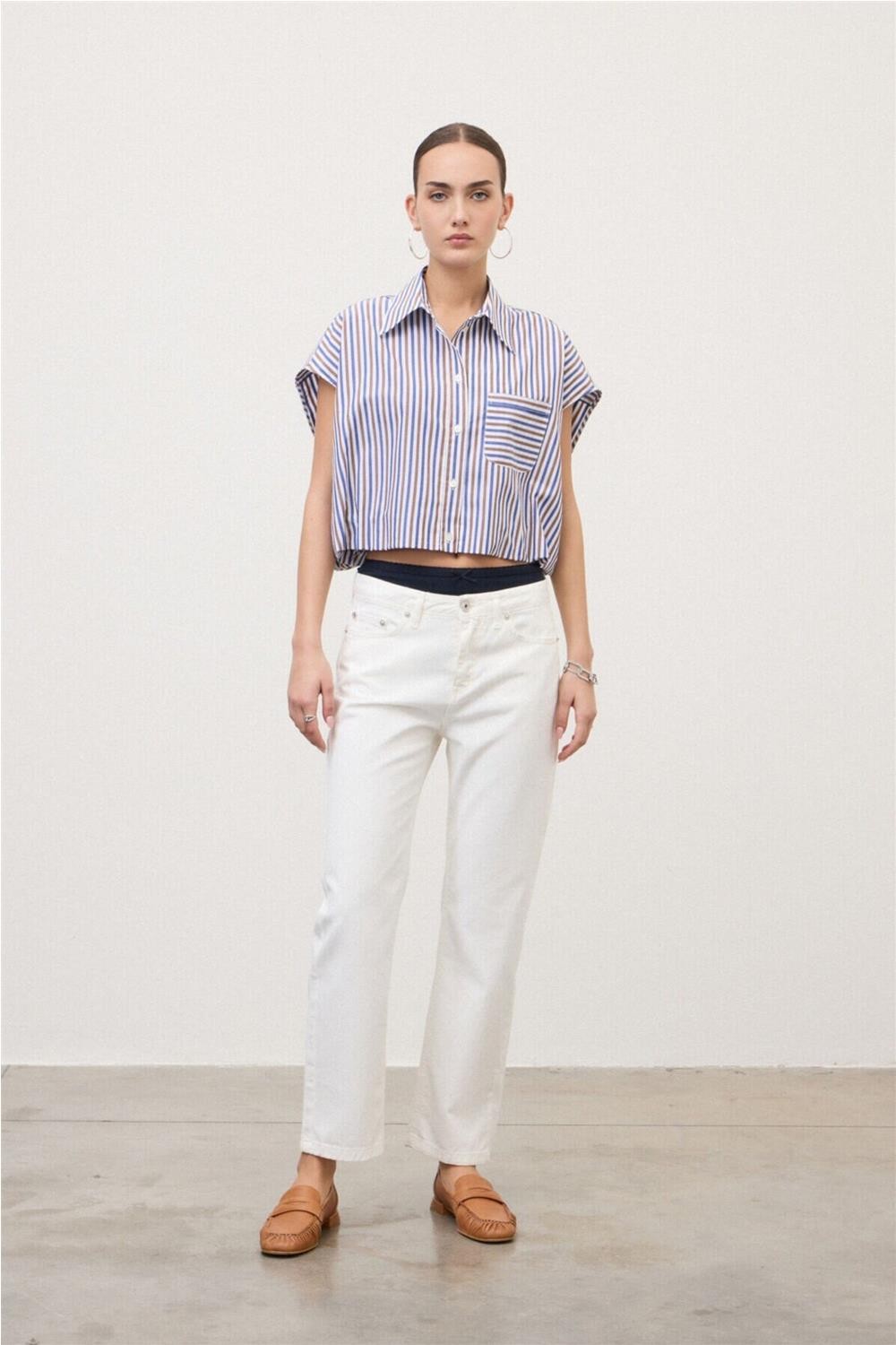 Camisa de mujer globo Ottod...