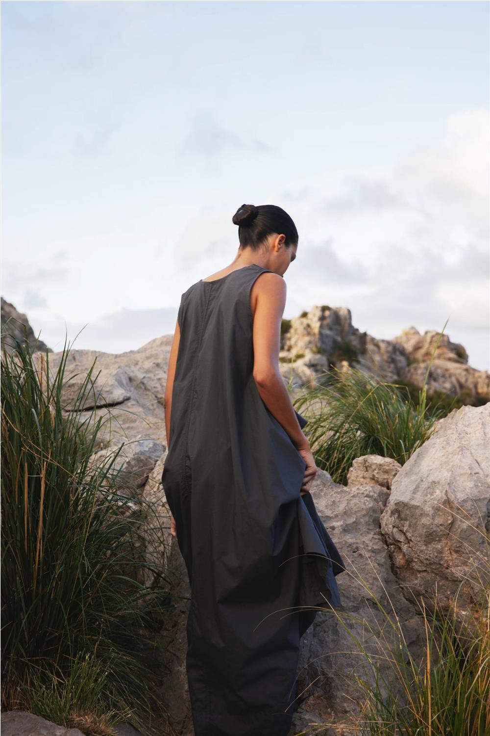 Vestido largo de mujer...